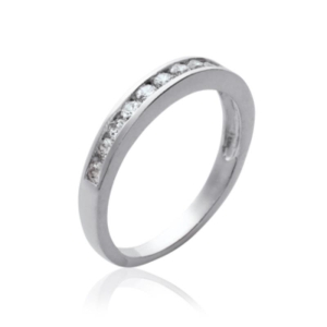 BAGUE ARGENT 925 RHODIE OZ