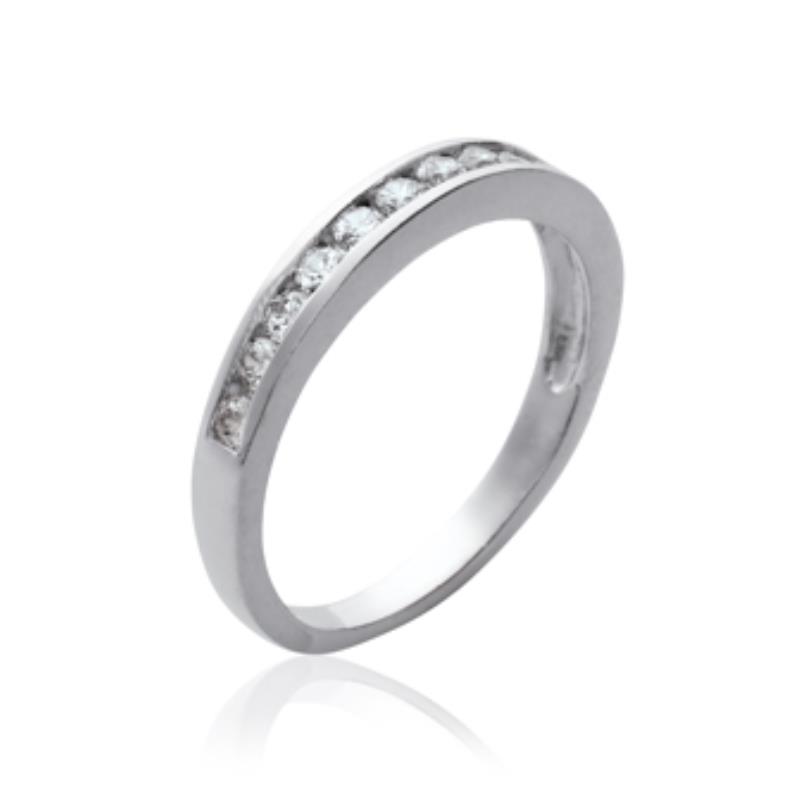 BAGUE ARGENT 925 RHODIE OZ