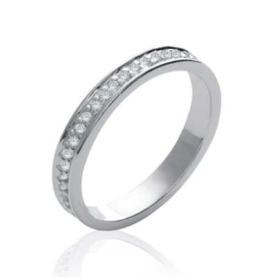 BAGUE ARGENT 925 RHODIE OZ