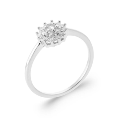 BAGUE ARGENT 925 RHODIE OZ