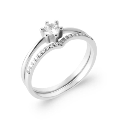 BAGUE ARGENT 925 RHODIE OZ