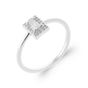 BAGUE ARGENT 925 RHODIE OZ
