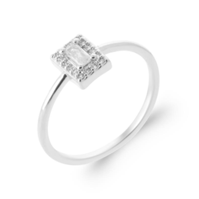 BAGUE ARGENT 925 RHODIE OZ