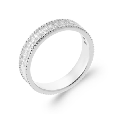 BAGUE ARGENT 925 RHODIE OZ