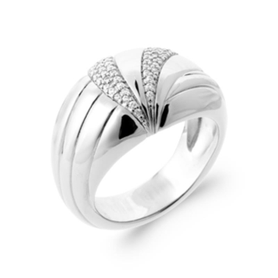 BAGUE ARGENT 925 RHODIE OZ