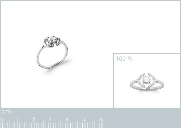 BAGUE ARGENT 925 RHODIE OZ - 1z95051050