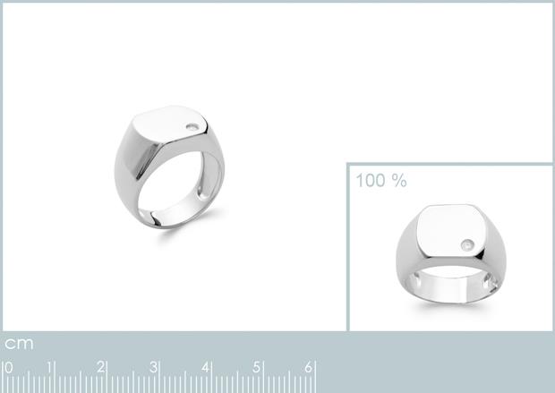 BAGUE ARGENT 925 RHODIE OZ - 1z15041056