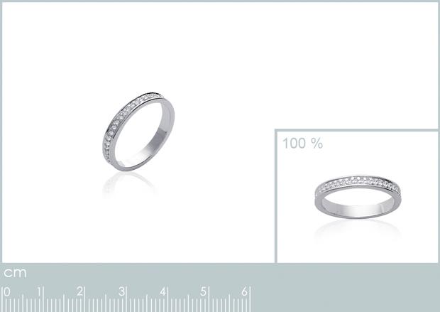 BAGUE ARGENT 925 RHODIE OZ - 1z15551050