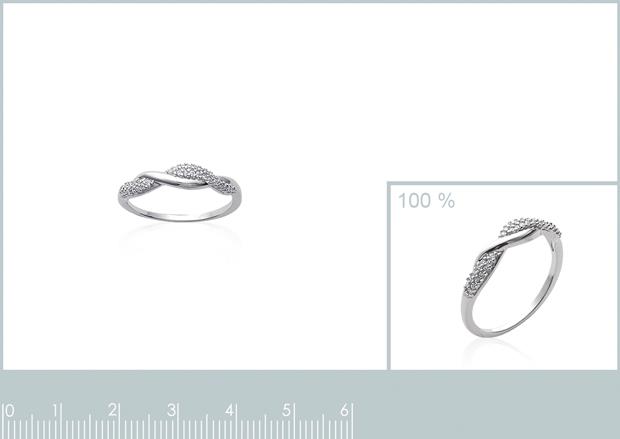 BAGUE ARGENT 925 RHODIE OZ - 1z17621050