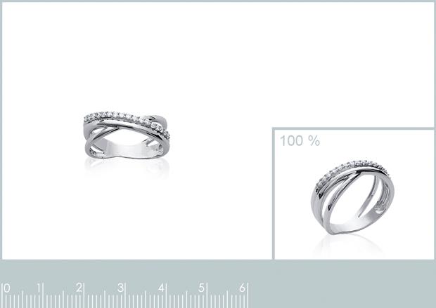 BAGUE ARGENT 925 RHODIE OZ - 1z18181050