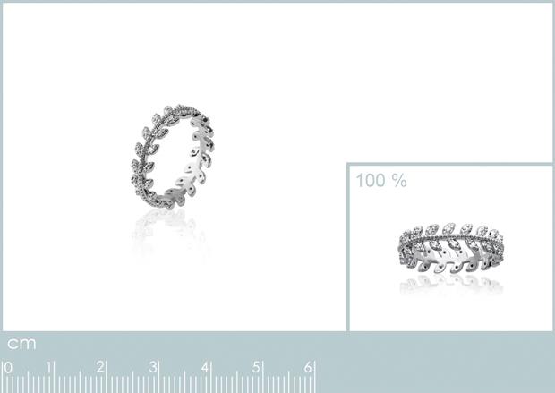 BAGUE ARGENT 925 RHODIE OZ - 1z22611048