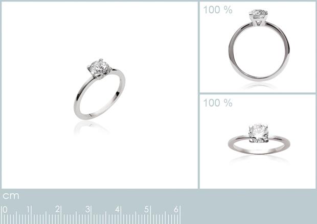 BAGUE ARGENT 925 RHODIE OZ - 1z231810648