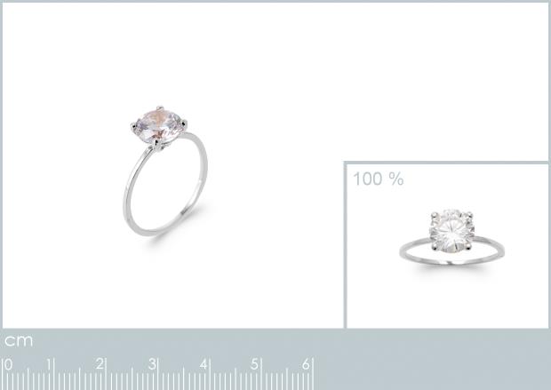 BAGUE ARGENT 925 RHODIE OZ - 1z231810848