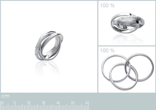 BAGUE ARGENT 925 RHODIE OZ - 1z06171050