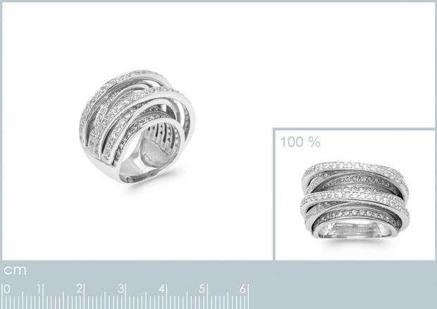 BAGUE ARGENT 925 RHODIE OZ - 1z09401048