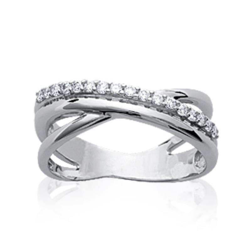 BAGUE ARGENT 925 RHODIE OZ