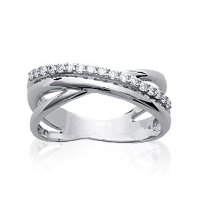 BAGUE ARGENT 925 RHODIE OZ