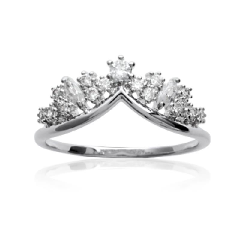 BAGUE ARGENT 925 RHODIE OZ