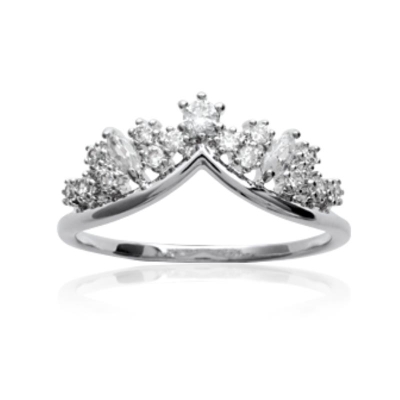 BAGUE ARGENT 925 RHODIE OZ