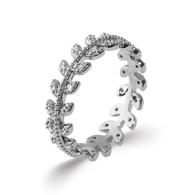 BAGUE ARGENT 925 RHODIE OZ