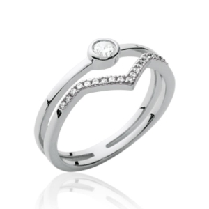 BAGUE ARGENT 925 RHODIE OZ
