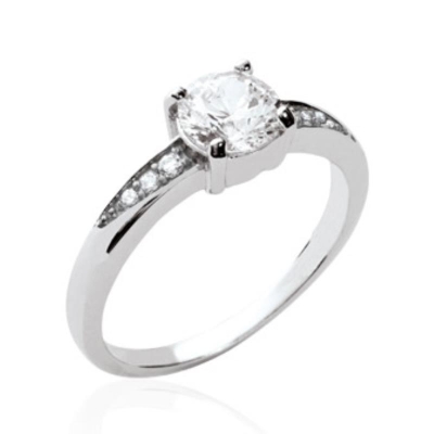 BAGUE ARGENT 925 RHODIE OZ