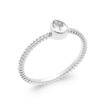 BAGUE ARGENT 925 RHODIE OZ