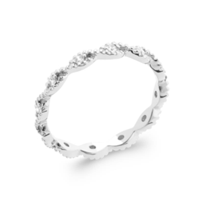 BAGUE ARGENT 925 RHODIE OZ