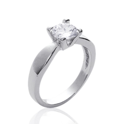 BAGUE ARGENT 925 RHODIE OZ