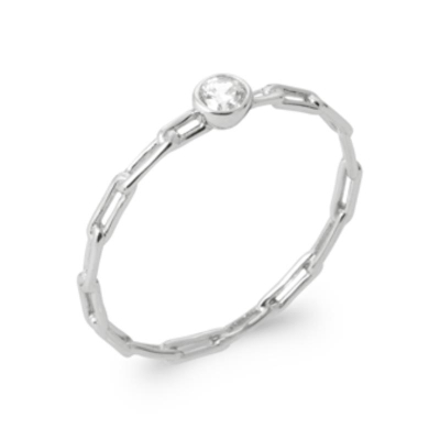 BAGUE ARGENT 925 RHODIE OZ