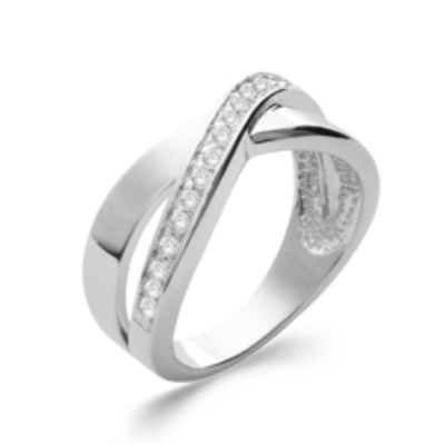BAGUE ARGENT 925 RHODIE OZ