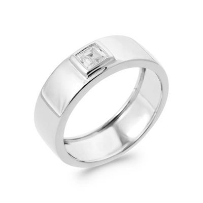 BAGUE ARGENT 925 RHODIE OZ