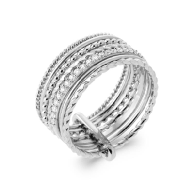 BAGUE ARGENT 925 RHODIE OZ
