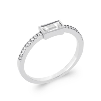 BAGUE ARGENT 925 RHODIE OZ