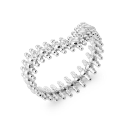 BAGUE ARGENT 925 RHODIE OZ