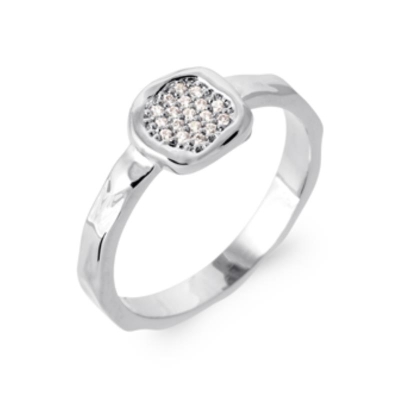 BAGUE ARGENT 925 RHODIE OZ