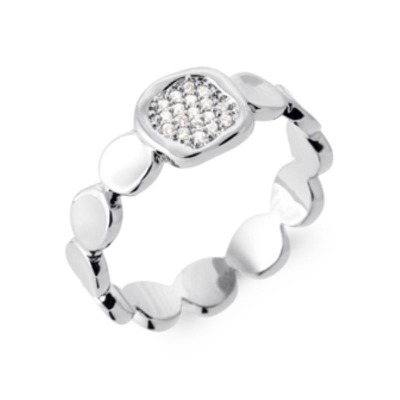 BAGUE ARGENT 925 RHODIE OZ