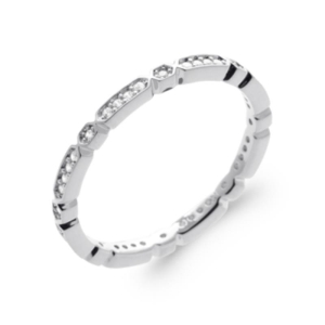 BAGUE ARGENT 925 RHODIE OZ
