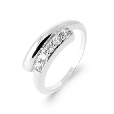 BAGUE ARGENT 925 RHODIE OZ