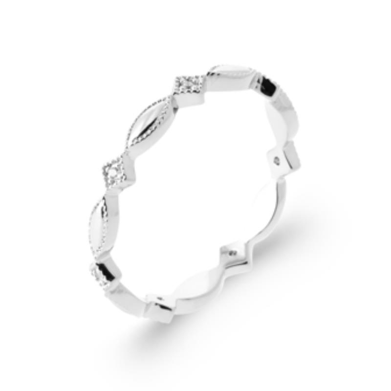 BAGUE ARGENT 925 RHODIE OZ