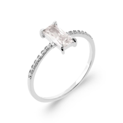 BAGUE ARGENT 925 RHODIE OZ