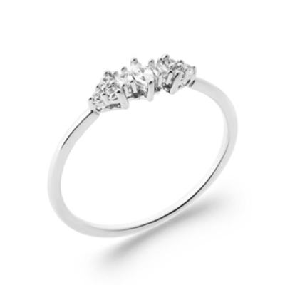 BAGUE ARGENT 925 RHODIE OZ