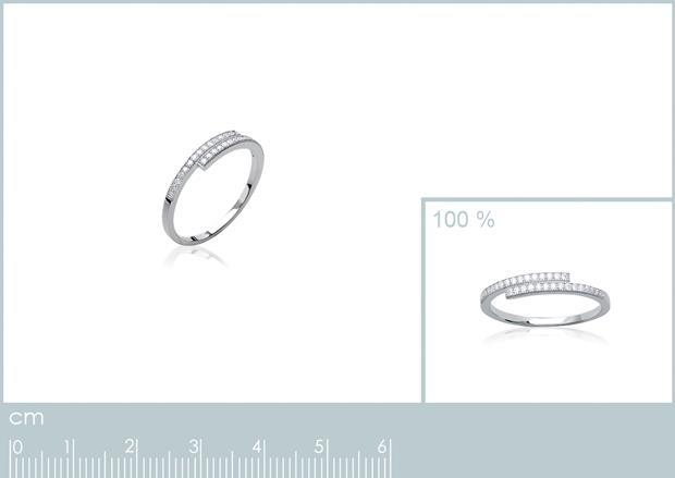 BAGUE ARGENT 925 RHODIE OZ MICROSERTI - 1z22021050
