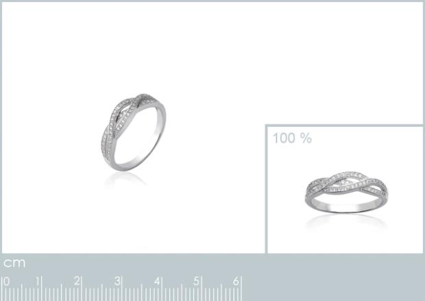 BAGUE ARGENT 925 RHODIE OZ MICROSERTI - 1z20381050