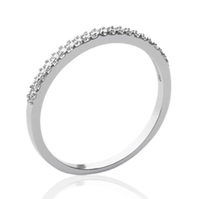 BAGUE ARGENT 925 RHODIE OZ MICROSERTI