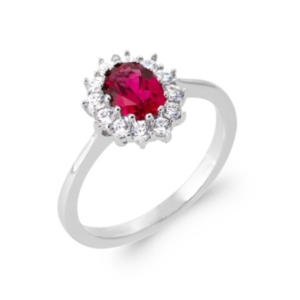 BAGUE ARGENT 925 RHODIE OZ PS