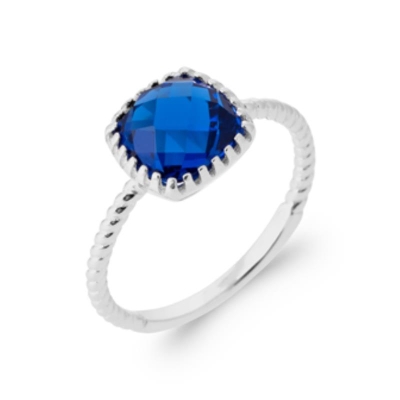 BAGUE ARGENT 925 RHODIE OZ PS