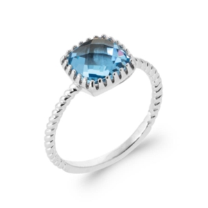 BAGUE ARGENT 925 RHODIE OZ PS