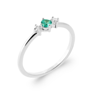 BAGUE ARGENT 925 RHODIE OZ PS