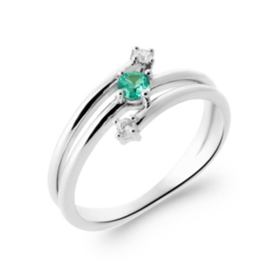 BAGUE ARGENT 925 RHODIE OZ PS